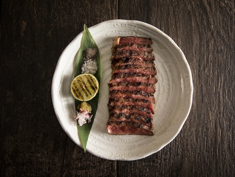 Peter Street Kitchen 28 Day Aged Rib Eye Beef With Yuzu Kosho 20 Smoked Sea Salt And Black Pepper