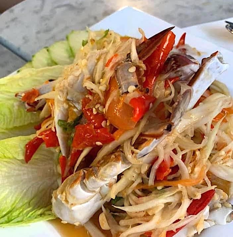 2019 06 10 Thai No 6 Prawn Papaya Salad