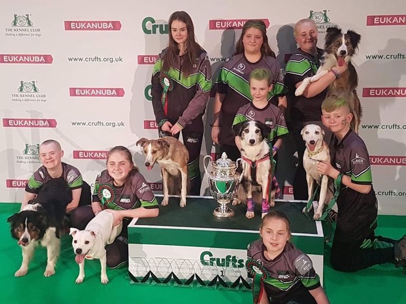 2019 03 28 Crufts Flyball Team